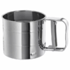 Flour sifter, stainless steel