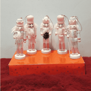 Pink Colorful Nutcrackers  Soldier Ornament