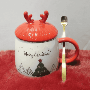 1760600542_Web_image_19-1.png Christmas Ceramic Mug with Antler Lid & Spoon