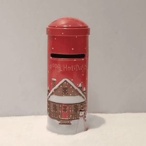 Festive Holiday Mailbox  Decorative Container