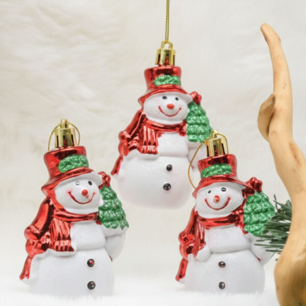 1760944578_Gemini_Generated_Ima._imresizer-1.jpg Snowman Christmas Ornaments 3 pcs