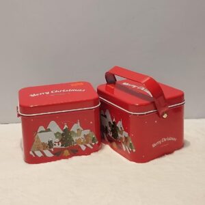 Charming Christmas Cookie Tins