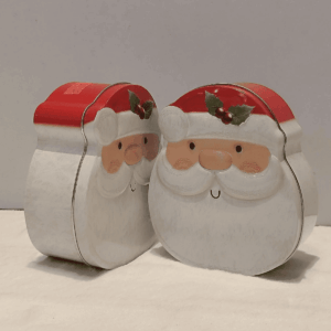 Adorable Santa Claus  Cookie Tins