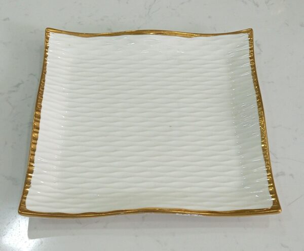 1781247534_WhatsApp_Image_2026-06-09_at_13.20.42-1.jpeg Textured Square Ceramic Serving Dish with Gold Rim