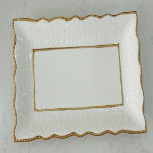 1781616182_WhatsApp_Image_2026-06-09_at_13.17.22-1.jpg Rectangular Embossed Ceramic Serving Dish with Double Gold Trim