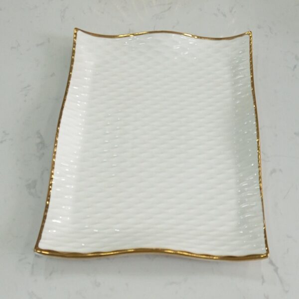 1781616251_WhatsApp_Image_2026-06-09_at_13.20.15-1.jpg Textured Square Ceramic Serving Dish with Gold Rim