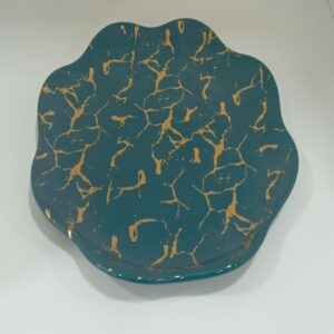 Scalloped Ceramic Decorative Dish