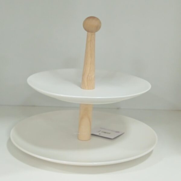 1781631732_WhatsApp_Image_2026-06-12_at_14.41.33-1.jpg Two-Tier Ceramic Serving Stand with Wooden Handle