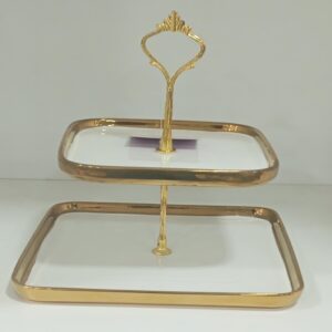 Two-tier Square Serving Stand