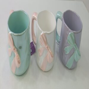 Elegant Pastel Bow Ceramic Mug