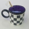 1781948367_WhatsApp_Image_2026-06-18_at_10.14.00-1.jpeg Checkerboard Ceramic Mug with Lid & Spoon