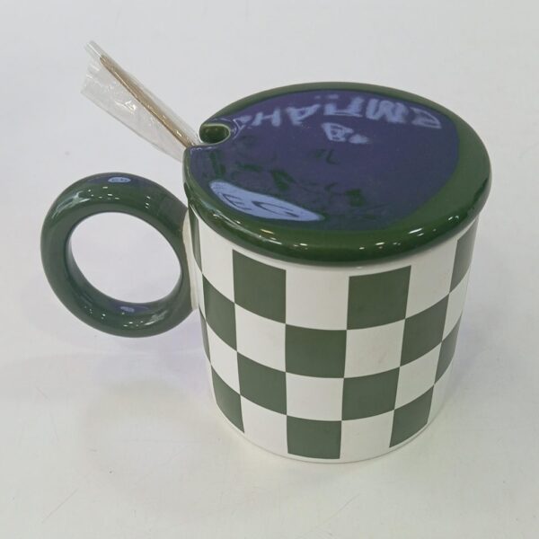 1781948370_WhatsApp_Image_2026-06-18_at_10.14.33-1.jpeg Checkerboard Ceramic Mug with Lid & Spoon