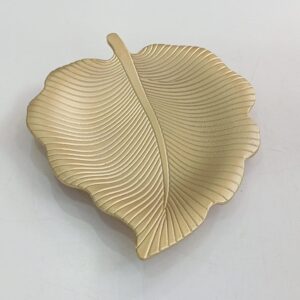 Luxury Gold Leaf Decorative Fibre Tray