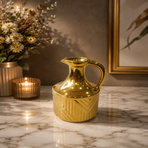 Golden Luxe Decorative Pitcher