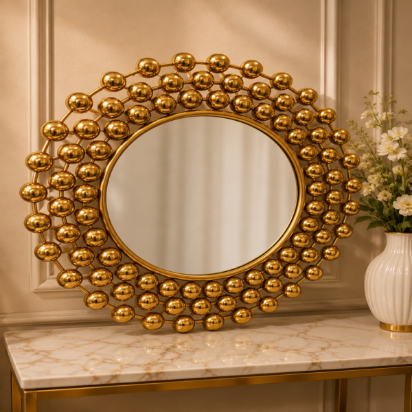 1786434141_ChatGPT_Image_Aug_10_2026_07_00_43_PM-1.png Luxury Gold Beaded Round Wall Mirror