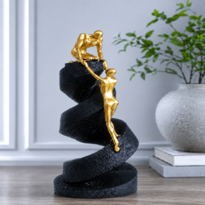 Luxury Gold Human Connection Sculpture