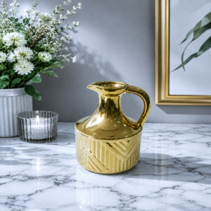 Golden Luxe Decorative Pitcher