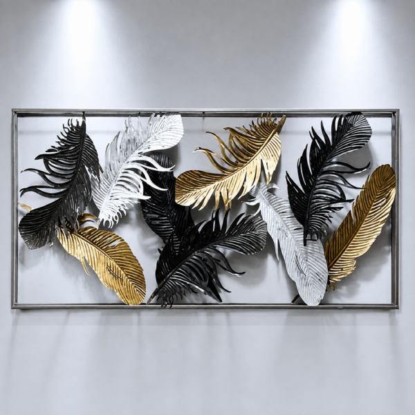 Decorative Metal Feather Wall Art – Elegant And Contemporary