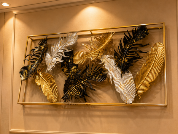 Decorative Metal Feather Wall Art – Elegant And Contemporary