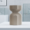 1787043636_113-1.png Modern Ribbed Hourglass Decorative Vase