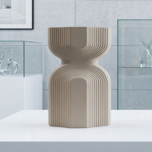 1787043636_113-1.png Modern Ribbed Hourglass Decorative Vase
