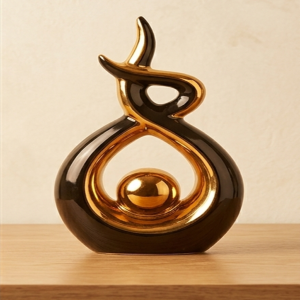 1787044488_116-1.png Black And Gold Abstract Decorative Sculpture