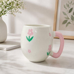 1787138679_ChatGPT_Image_Aug_19_2026_03_52_15_PM-1.png Pink Floral Ceramic Mug with Pastel Pink Handle